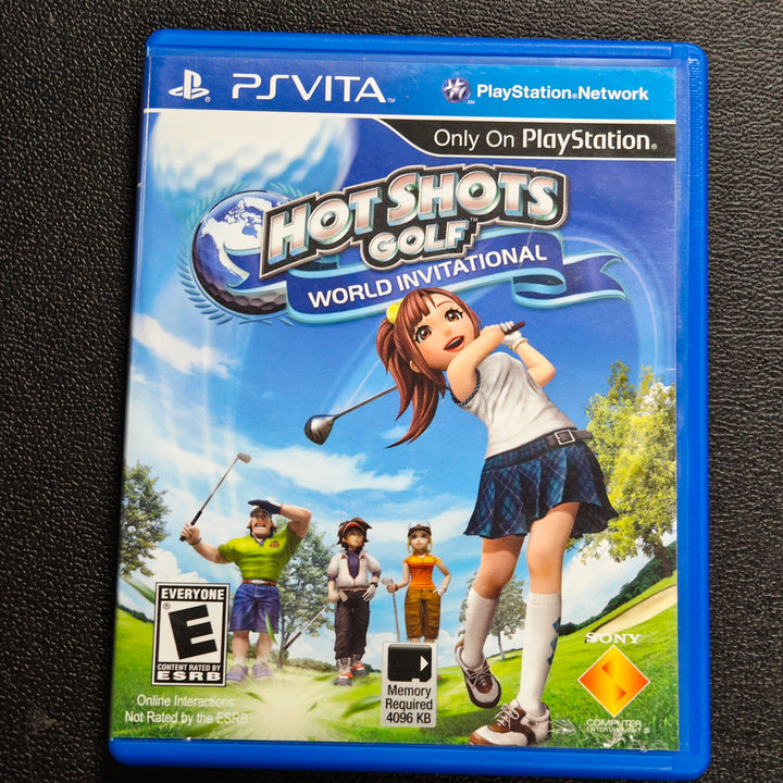 Hot Shots Golf World Invitational PS Vita Playstation CASE ONLY - CO62726