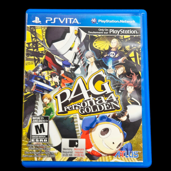 Persona 4 Golden PS Vita Playstation CASE ONLY - CO62726