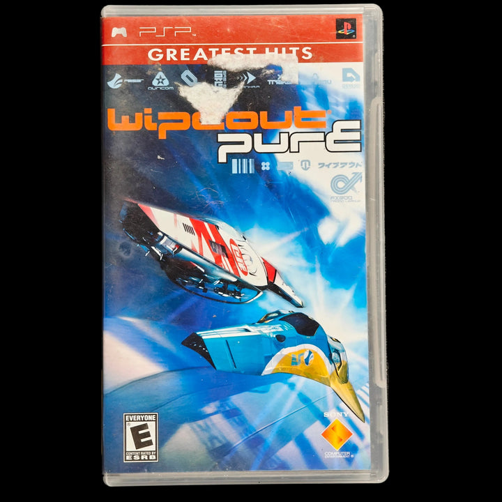 Wipeout Pure PSP Playstation CASE & MANUAL ONLY - CO62726