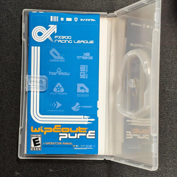 Wipeout Pure PSP Playstation CASE & MANUAL ONLY - CO62726