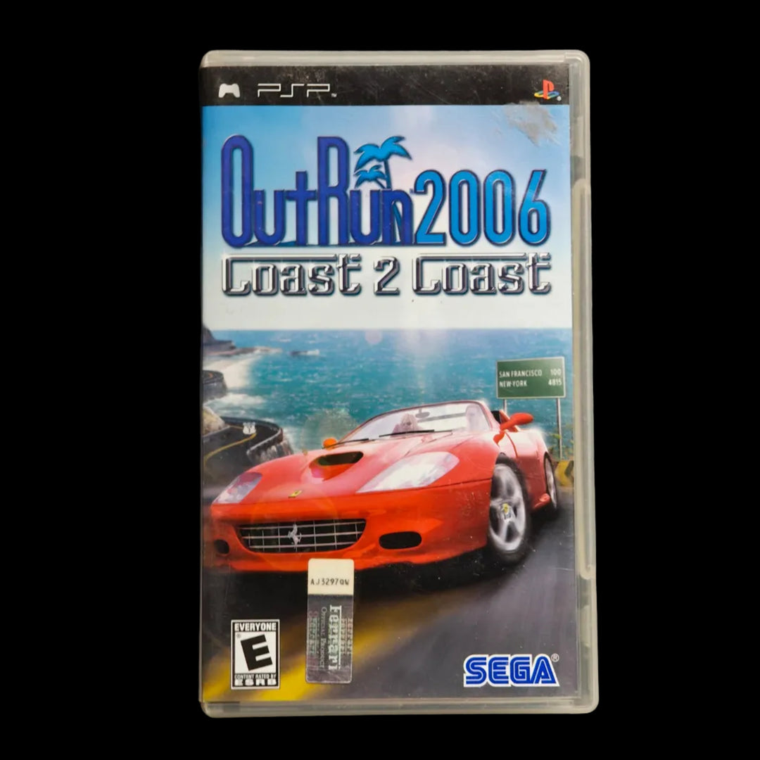 Out Run 2006 Coast 2 Coast PSP Playstation CASE & MANUAL ONLY - CO62726