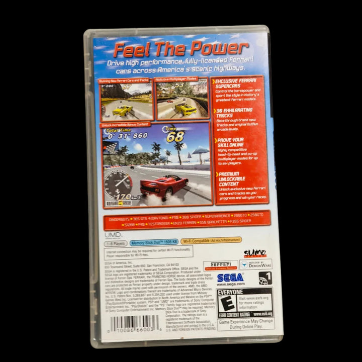 Out Run 2006 Coast 2 Coast PSP Playstation CASE & MANUAL ONLY - CO62726