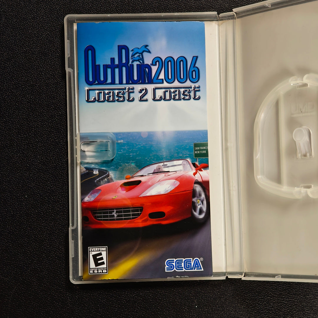 Out Run 2006 Coast 2 Coast PSP Playstation CASE & MANUAL ONLY - CO62726
