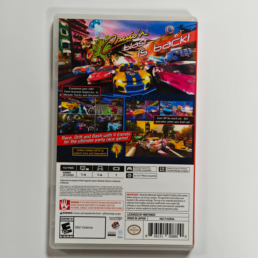 Cruis'n Blast Nintendo Switch CASE ONLY - CO62726