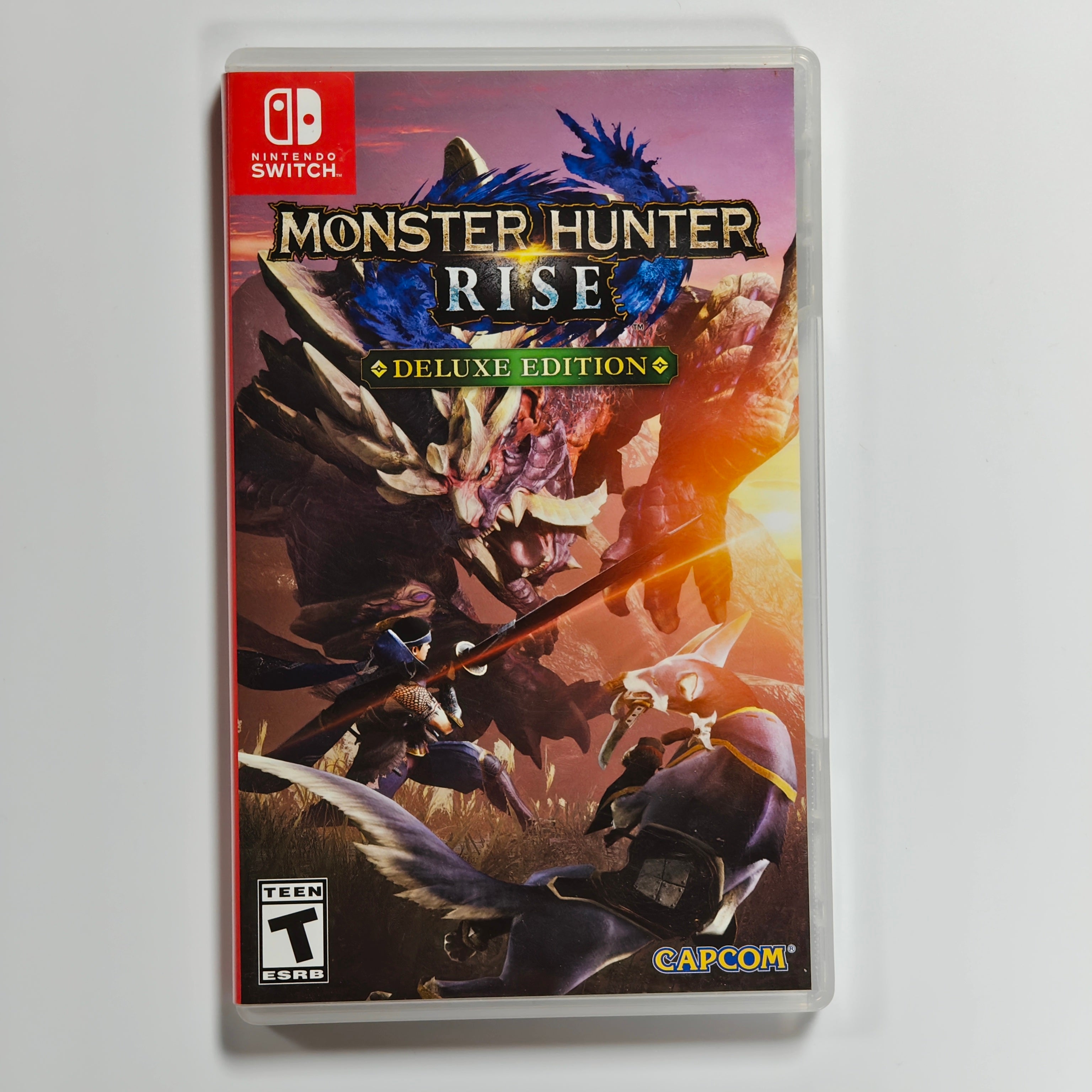 Monster Hunter Rise Deluxe Edition Nintendo Switch CASE ONLY