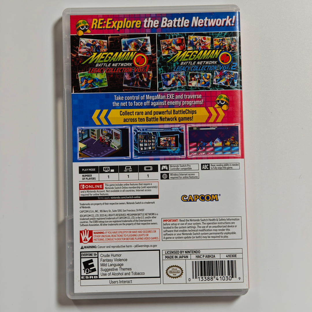 Mega Man Battle Network Legacy Collection Nintendo Switch CASE ONLY - CO62726