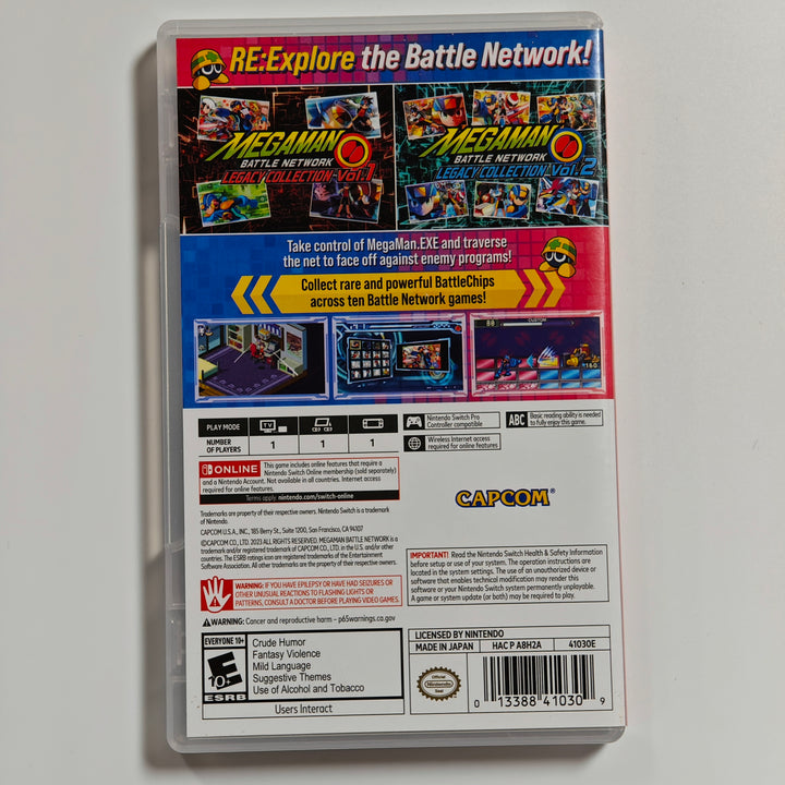 Mega Man Battle Network Legacy Collection Nintendo Switch CASE ONLY - CO62726
