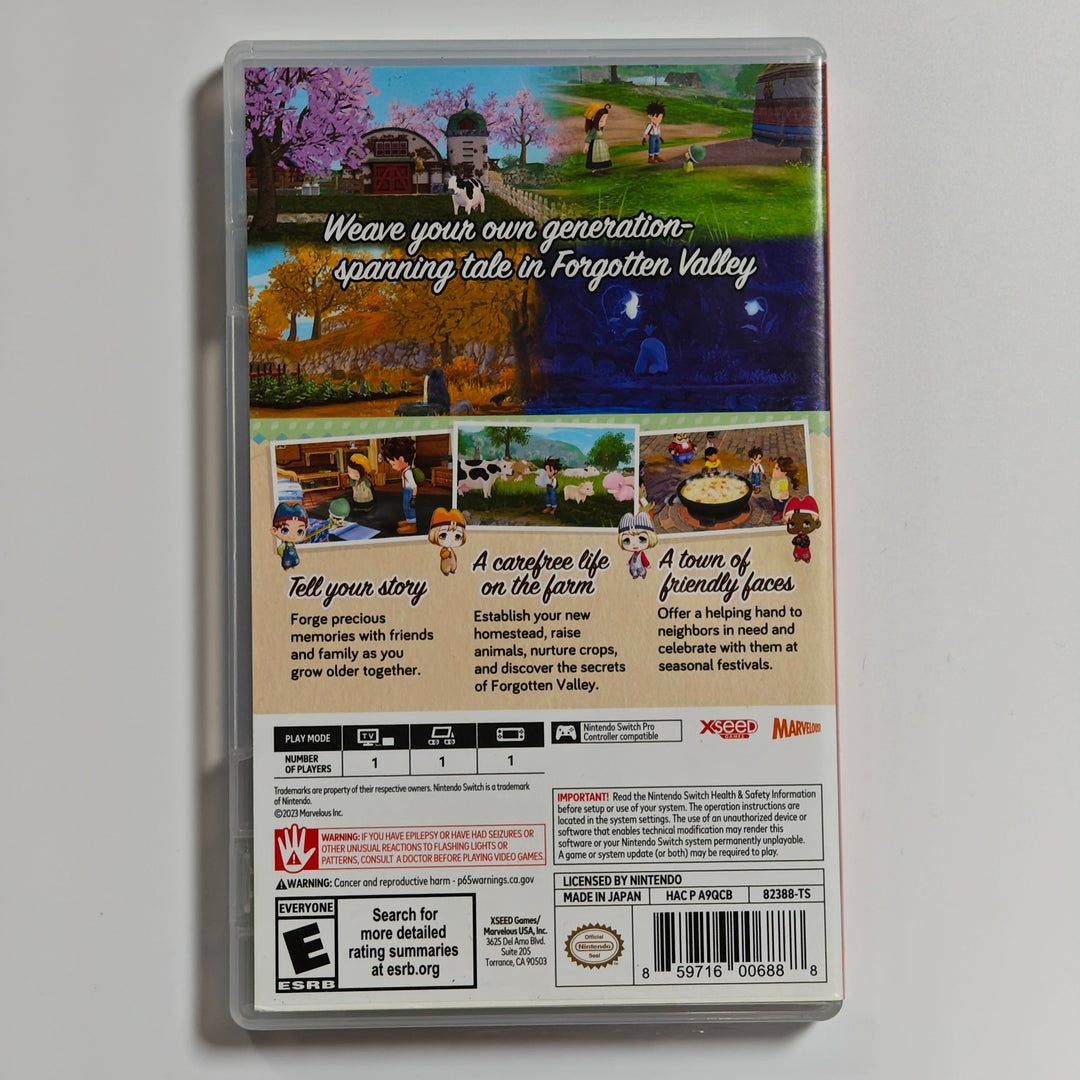Story of Seasons: A Wonderful Life Nintendo Switch CASE ONLY - CO62726