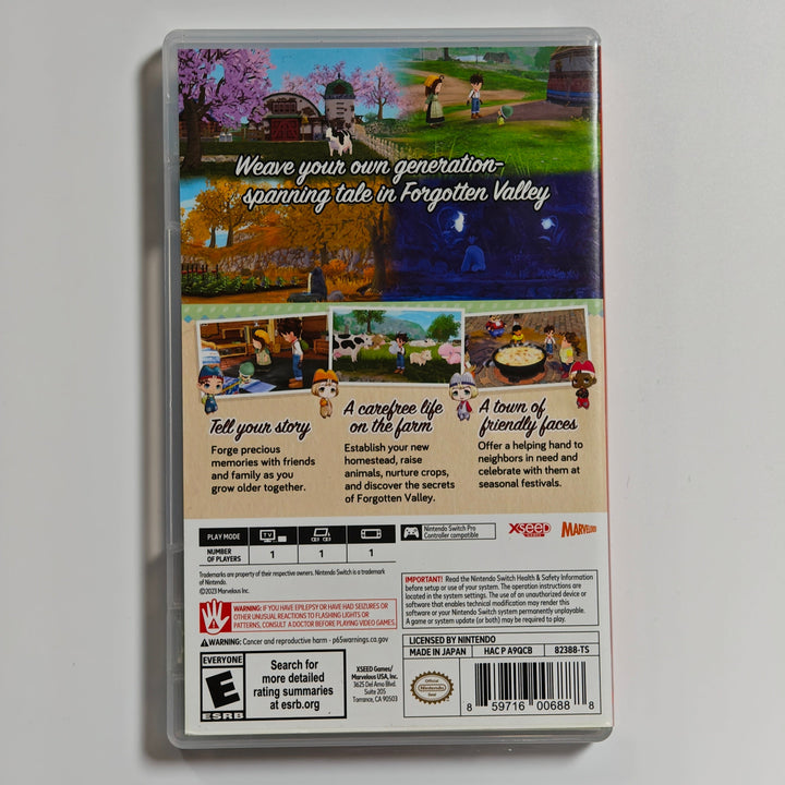 Story of Seasons: A Wonderful Life Nintendo Switch CASE ONLY - CO62726