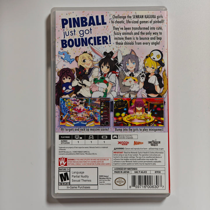 Senran Kagura Peach Ball Nintendo Switch CASE & MANUAL ONLY - CO62726