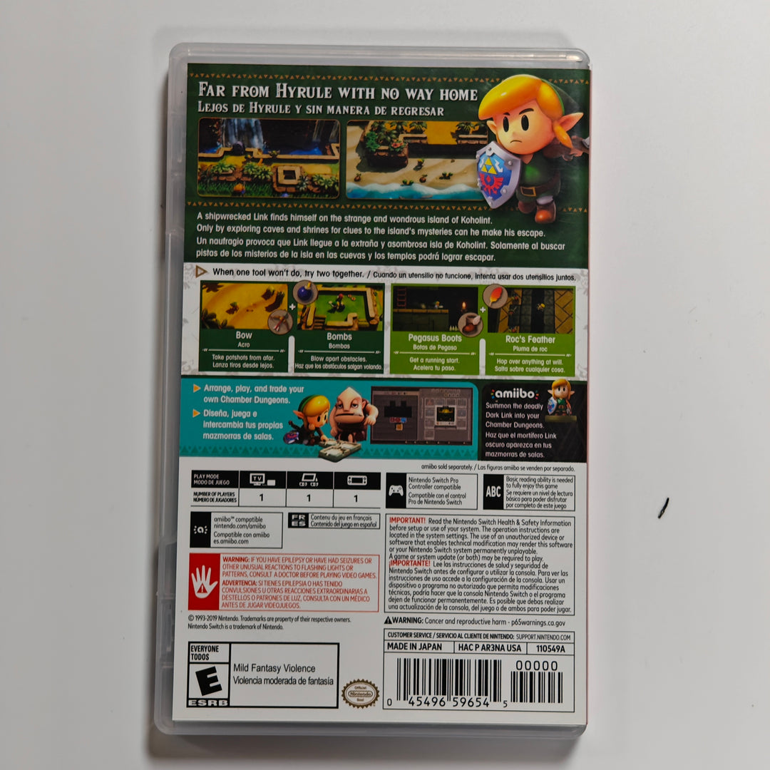 Zelda Link's Awakening Nintendo Switch CASE ONLY - CO62726