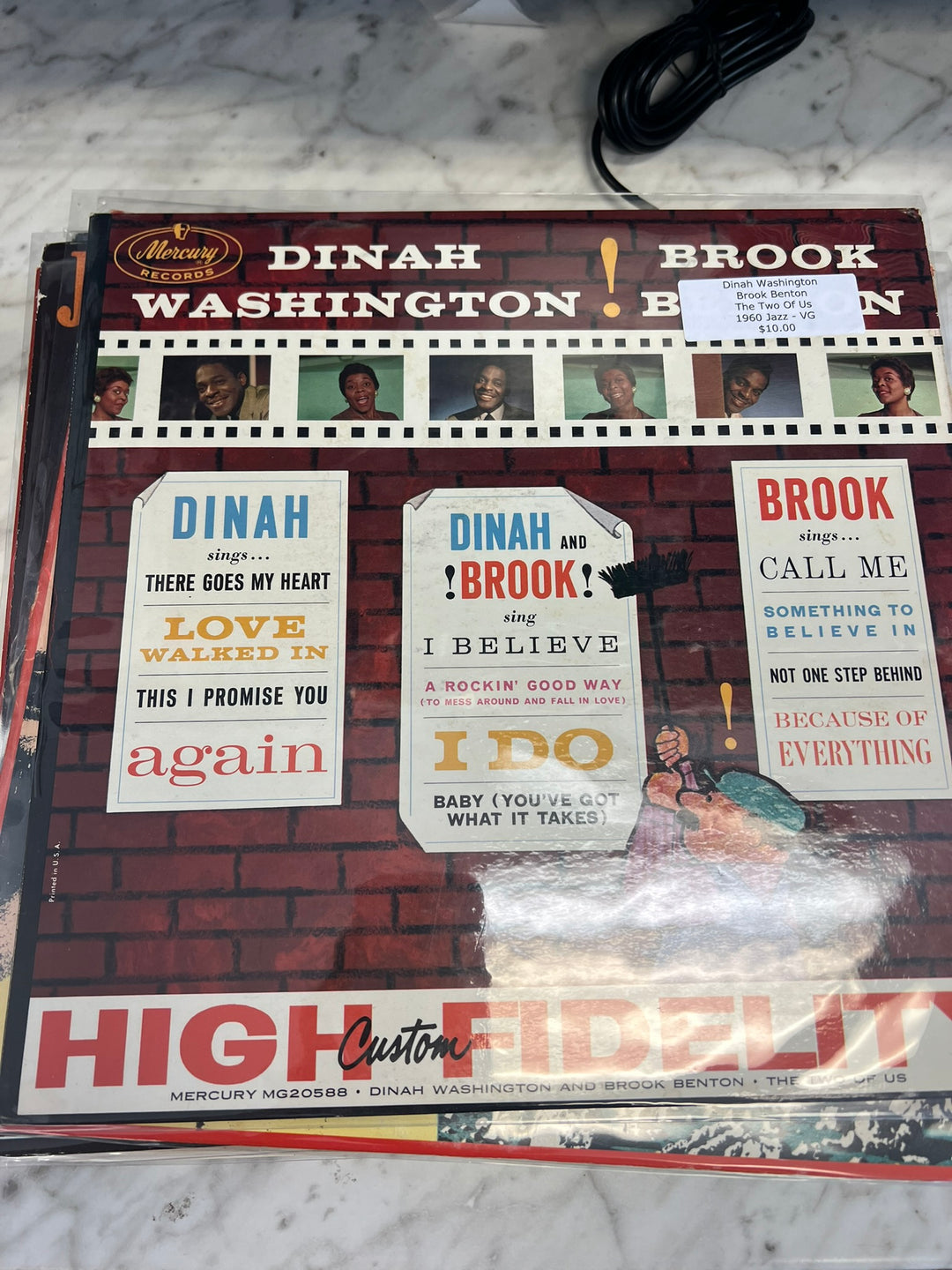 Dinah Washington Brook Benton - The Two of Us (VG Condition) Vinyl Record VR6926