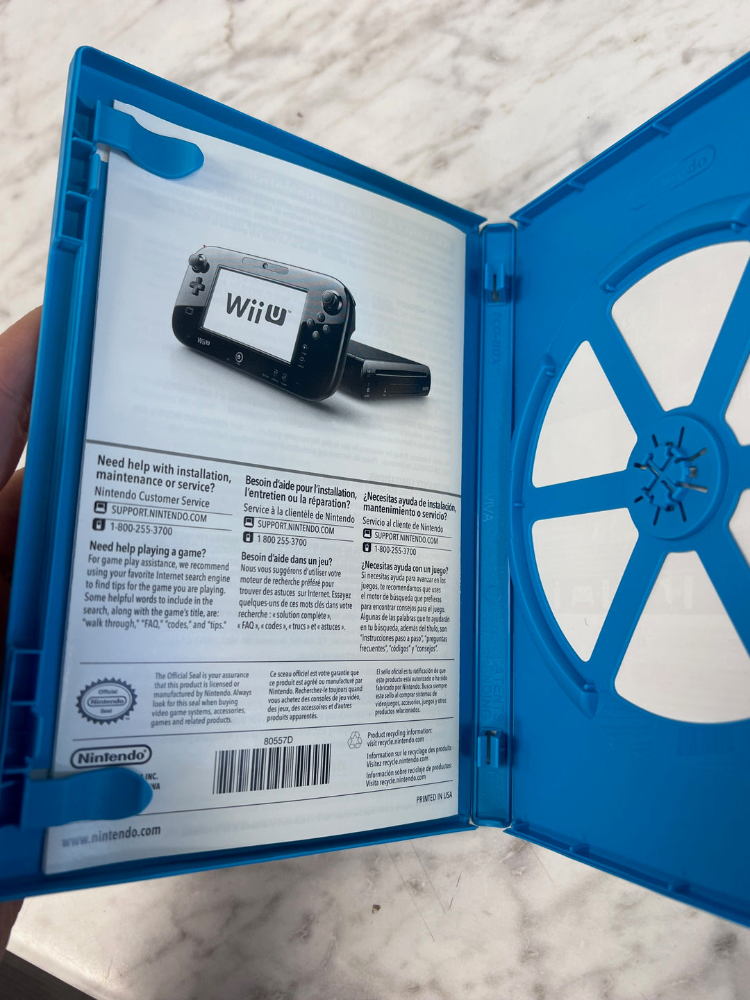 The Legend of Zelda Breath of the Wild Nintendo Wii U CASE ONLY CO82725