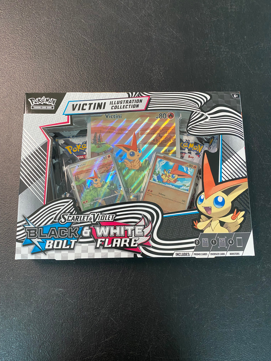 Pokemon Trading Card Game: Black Bolt & White Flare Unova Victini Illustration Collection