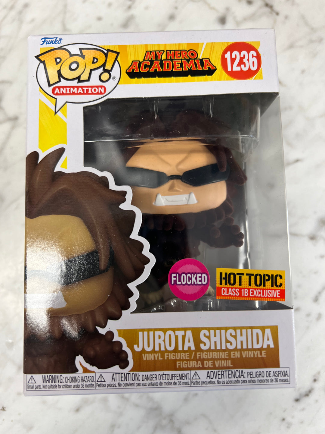 Funko Pop Jurota Shishida 1236 Flocked - Hot Topic Exclusive  FP111124