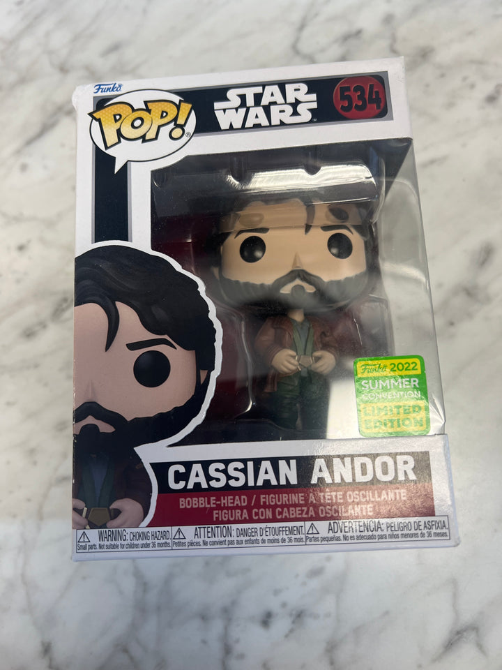 Funko POP! Star Wars: Cassian Andor #534 2022 Summer Convention Limited  FN81324