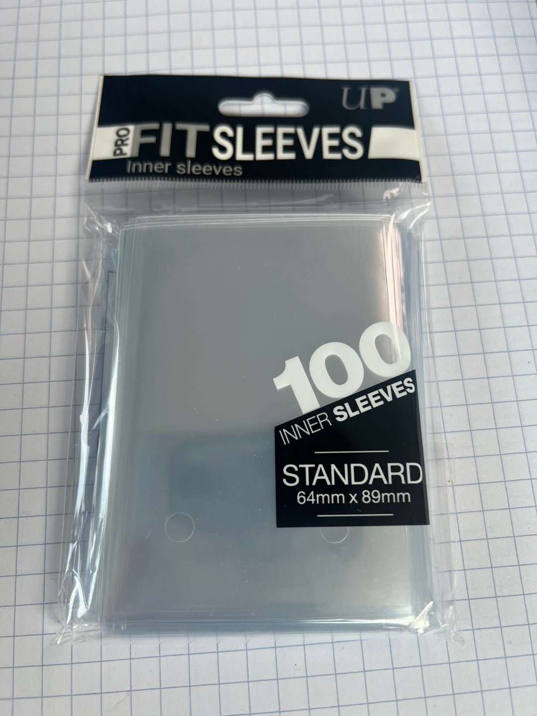Ultra Pro Inner Deck Protector Sleeves PRO-Fit Standard - 100 Pack NA61026