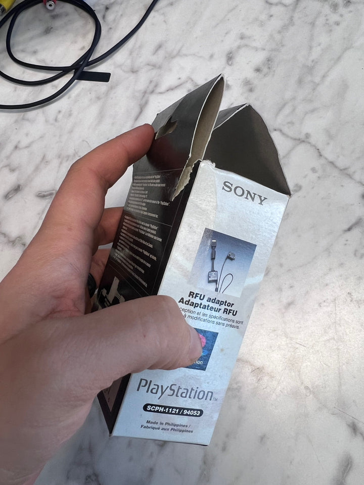 Complete in Box RFU Adapter for Original Playstation PS1 SCPH-1121 94053 A82725