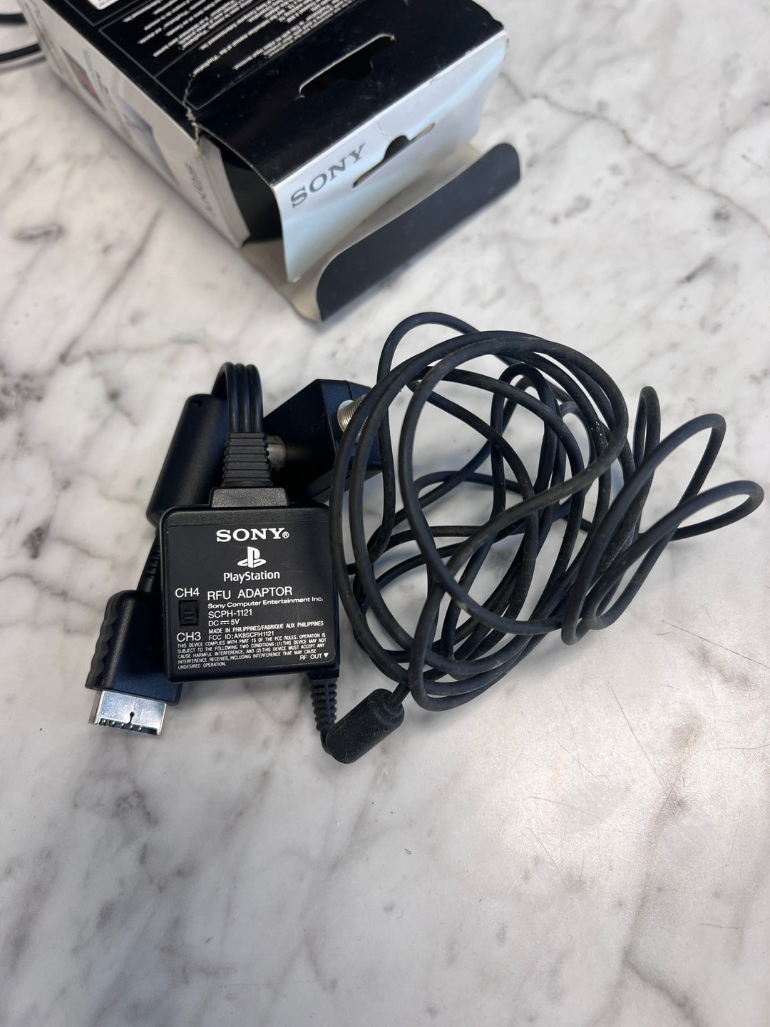 Complete in Box RFU Adapter for Original Playstation PS1 SCPH-1121 94053 A82725