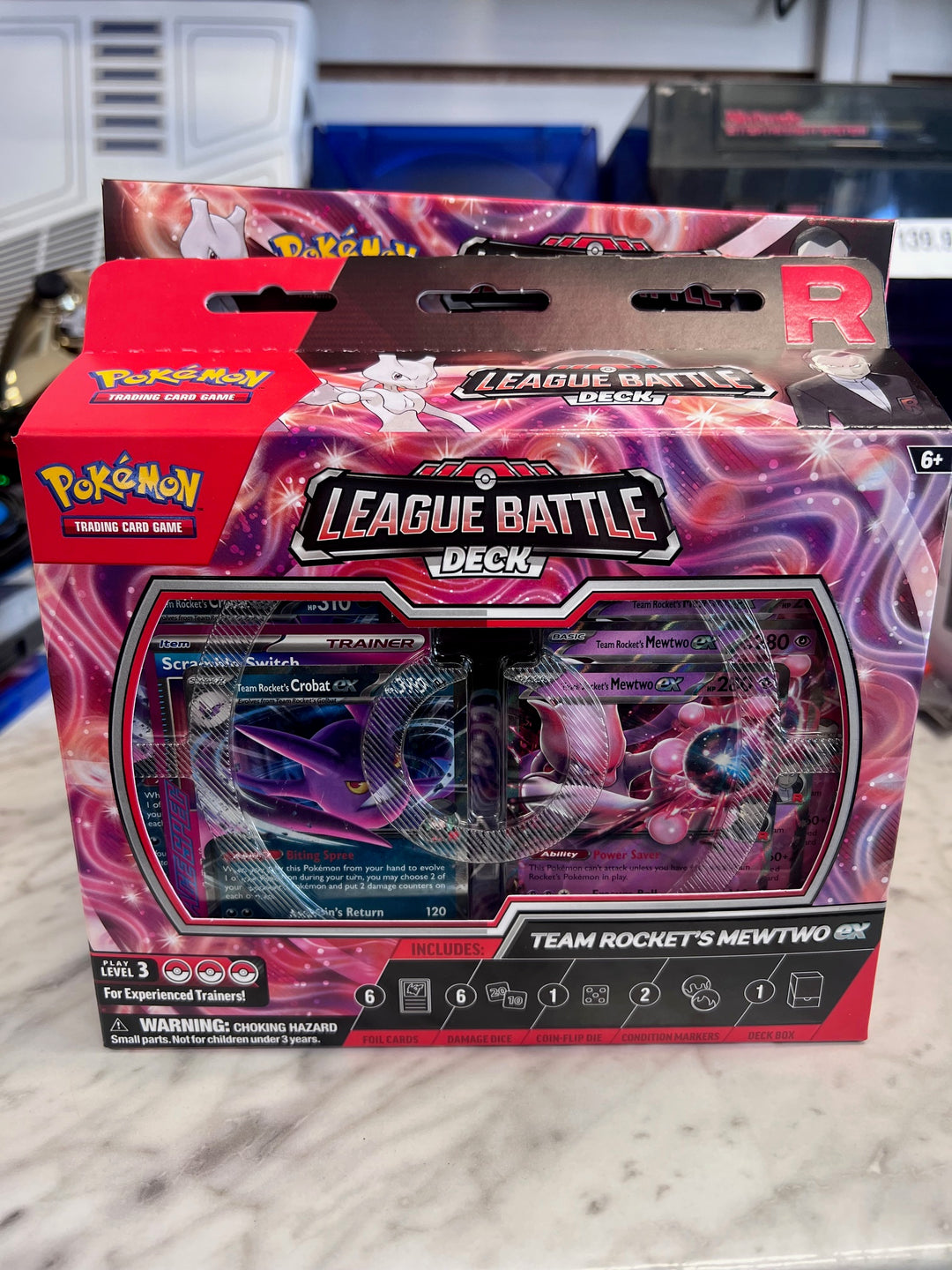 Pokemon TCG League Battle Deck: Team Rocket's Mewtwo ex (Available in store only 12/12/25)