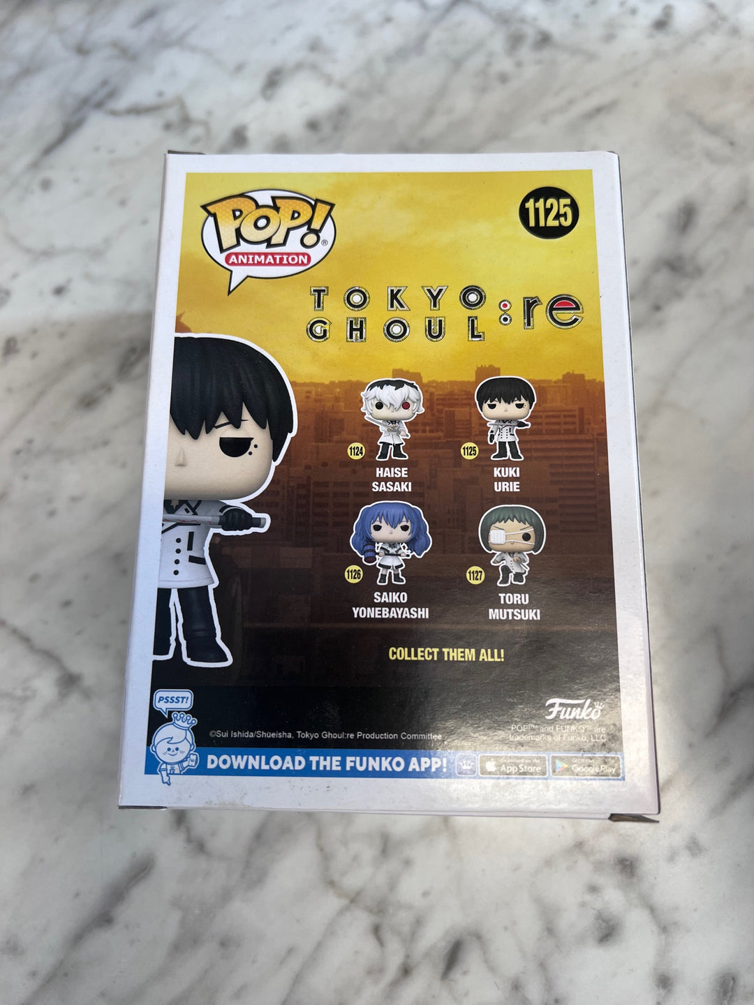 Funko Pop! Kuki Urie #1125 Tokyo Ghoul  FP121025