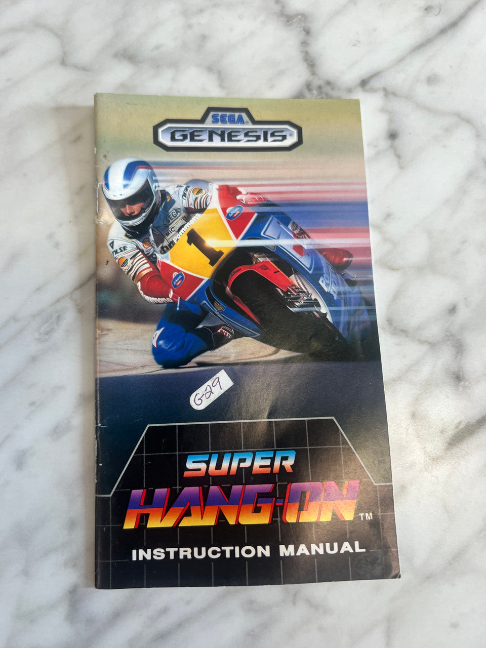 Super Hang-On Sega Genesis Manual only