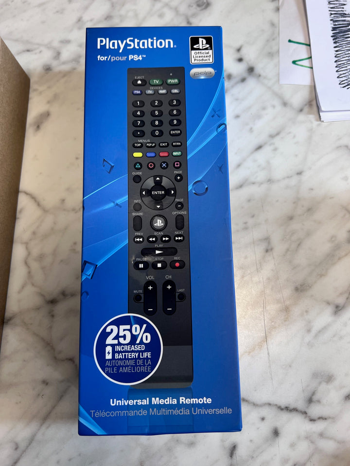 PDP Playstation Universal Media Remote Control for PS4  A82725