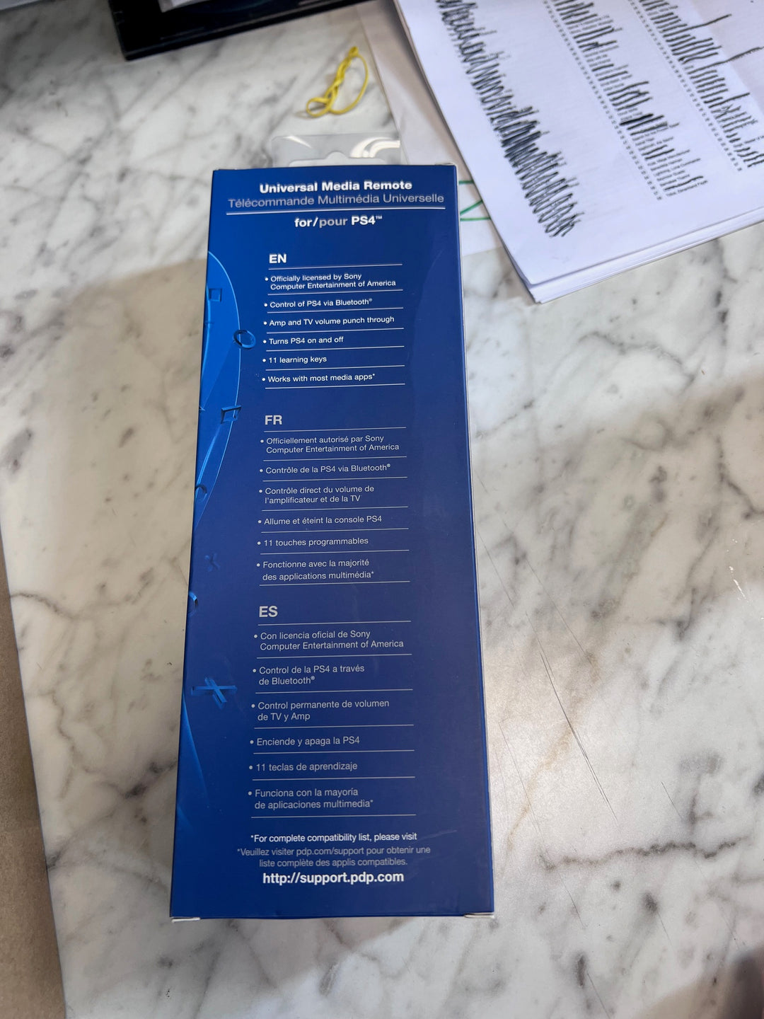 PDP Playstation Universal Media Remote Control for PS4  A82725