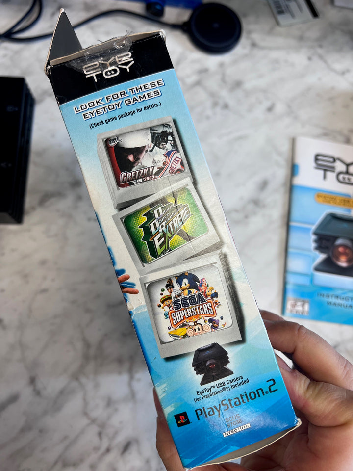 PS2 Playstation 2 EyeToy Camera in Box (no games included) SCUS-97036   A82725