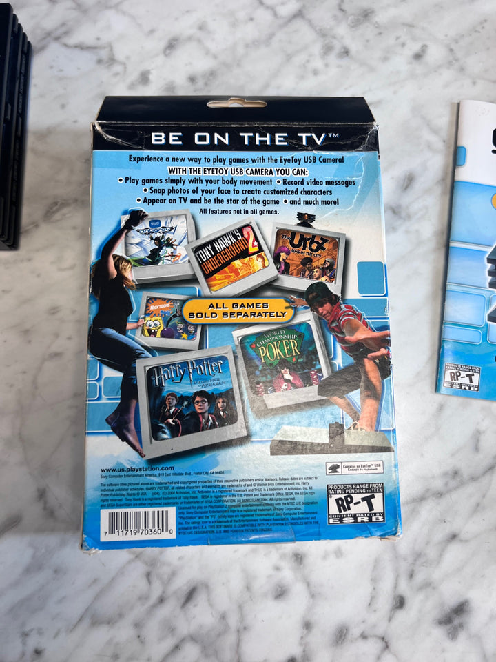 PS2 Playstation 2 EyeToy Camera in Box (no games included) SCUS-97036   A82725