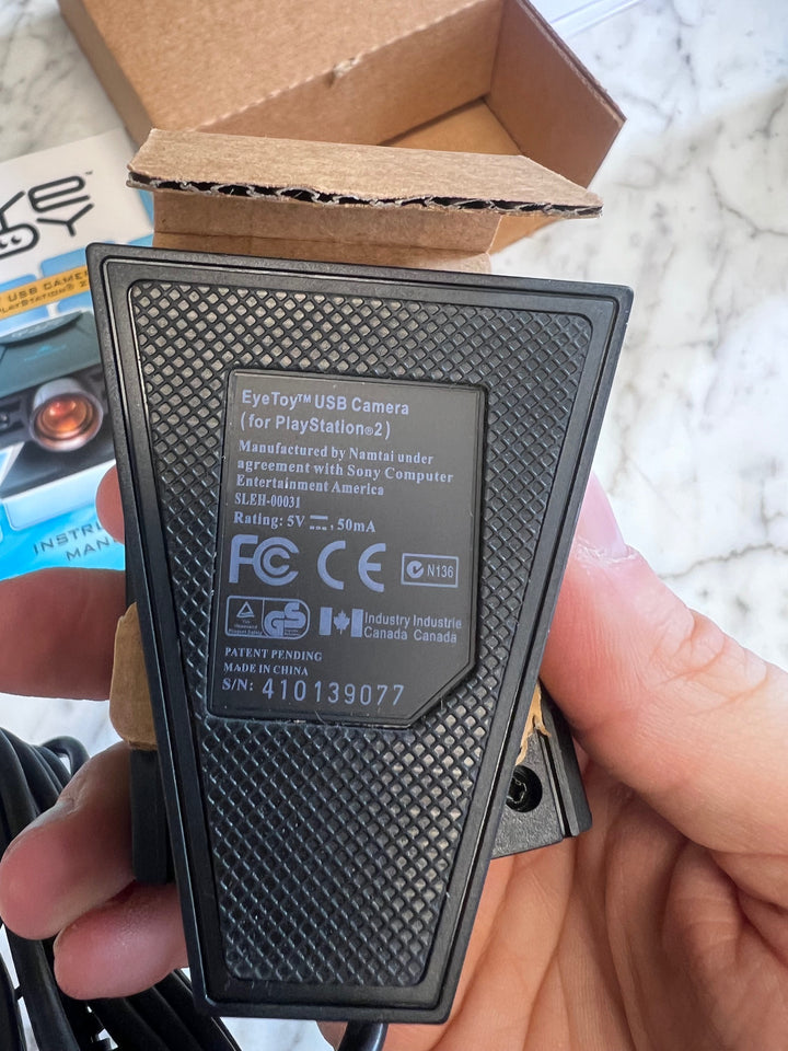 PS2 Playstation 2 EyeToy Camera in Box (no games included) SCUS-97036   A82725