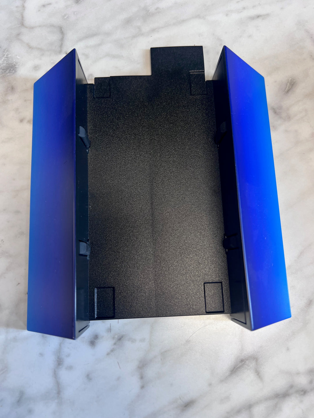 Authentic Original Sony PlayStation 2 PS2 Console Black Blue Side Vertical Stand A82725