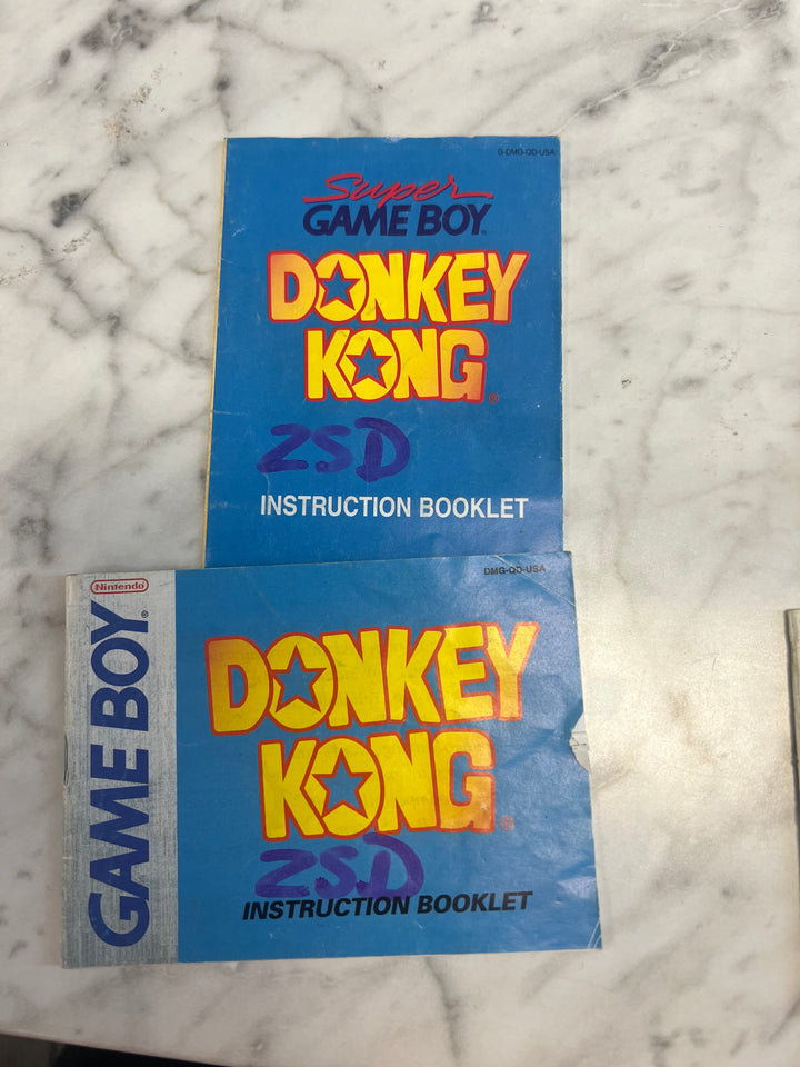 Donkey Kong 94 Game Boy Super Game Boy Manuals Only