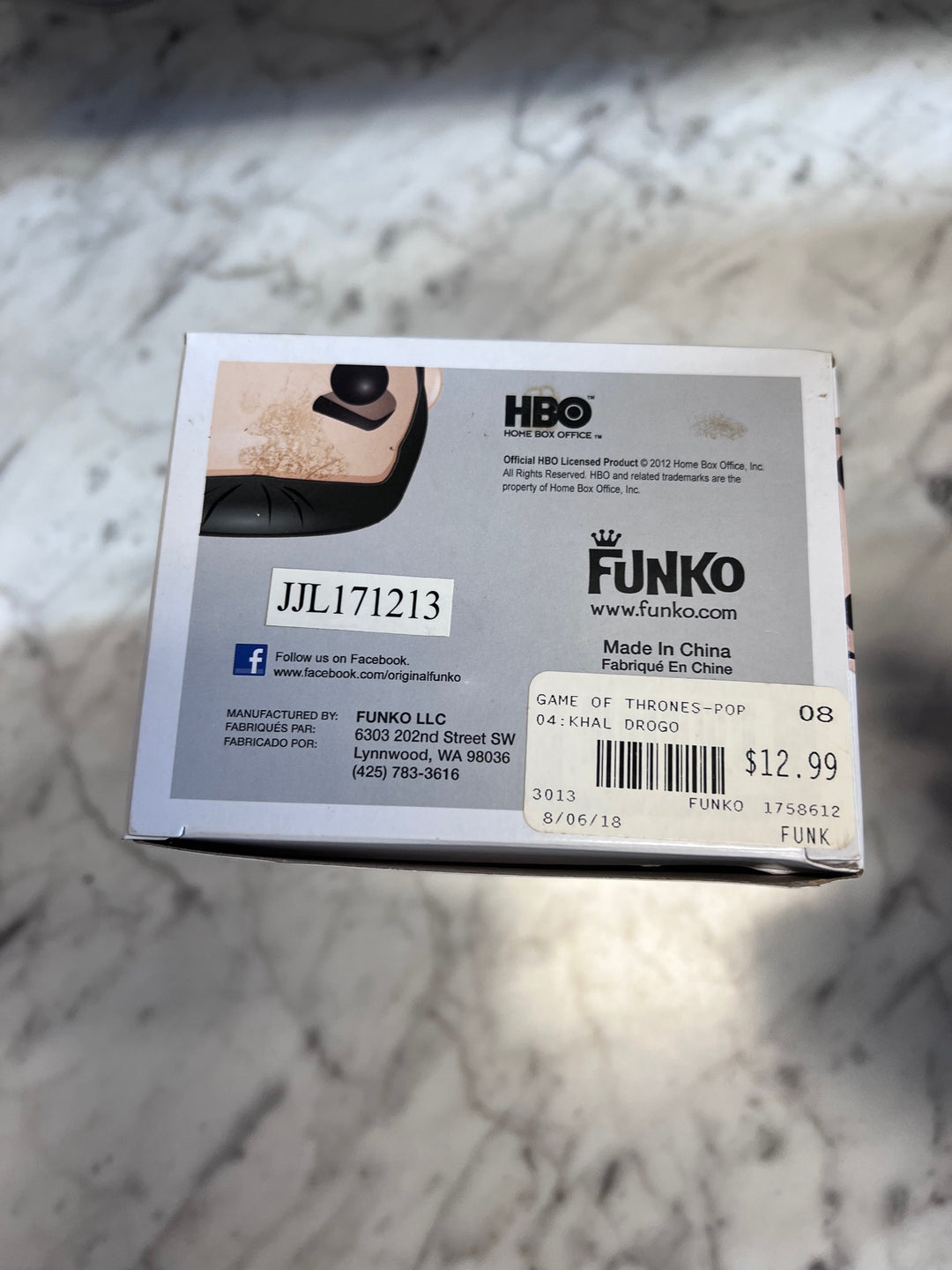 Funko Pop! Khal Drogo #04 Game of Thrones FP121025