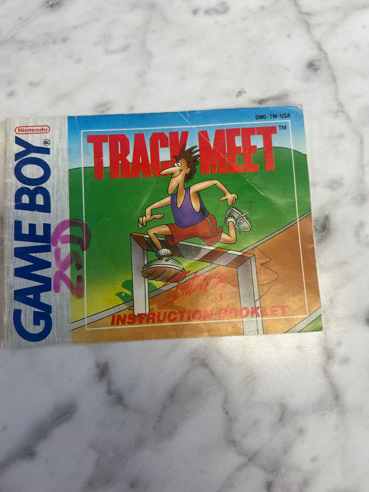 Track Meet Gameboy Manual only