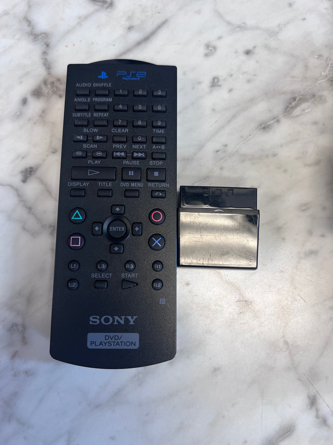 PS2 DVD Remote Control PlayStation 2 SCPH-10150 & IR Receiver SCPH-10160  A82725