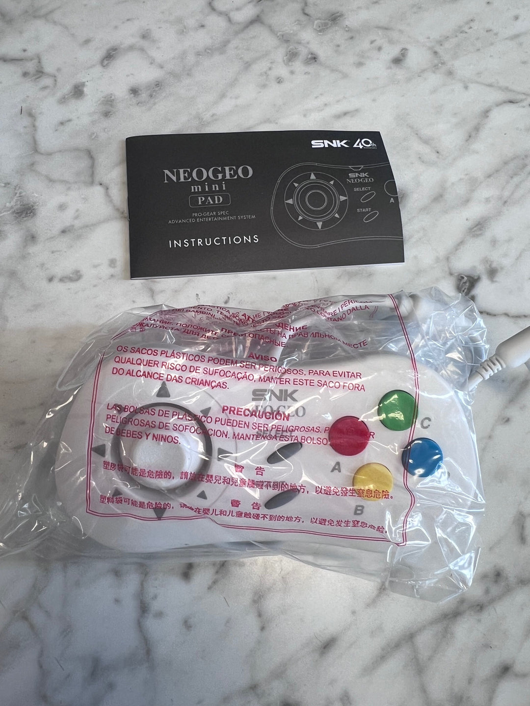 Neo Geo Pad Mini White  A82725