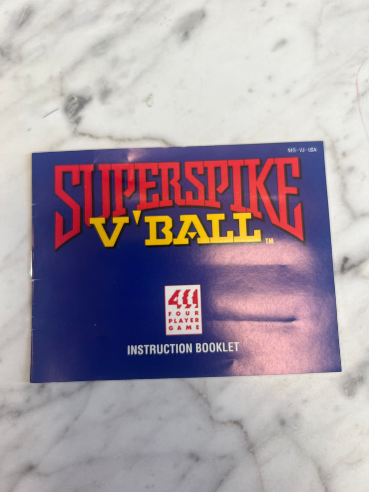 Superspike V-Ball NES Nintendo Entertainment System Manual Only