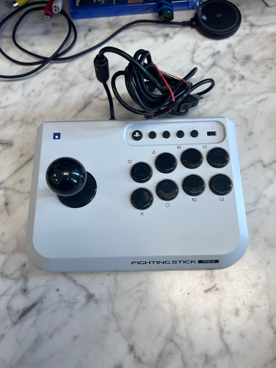 HORI Fighting Stick Mini SPF-038 for PlayStation 5, PlayStation 4, and PC  A82725