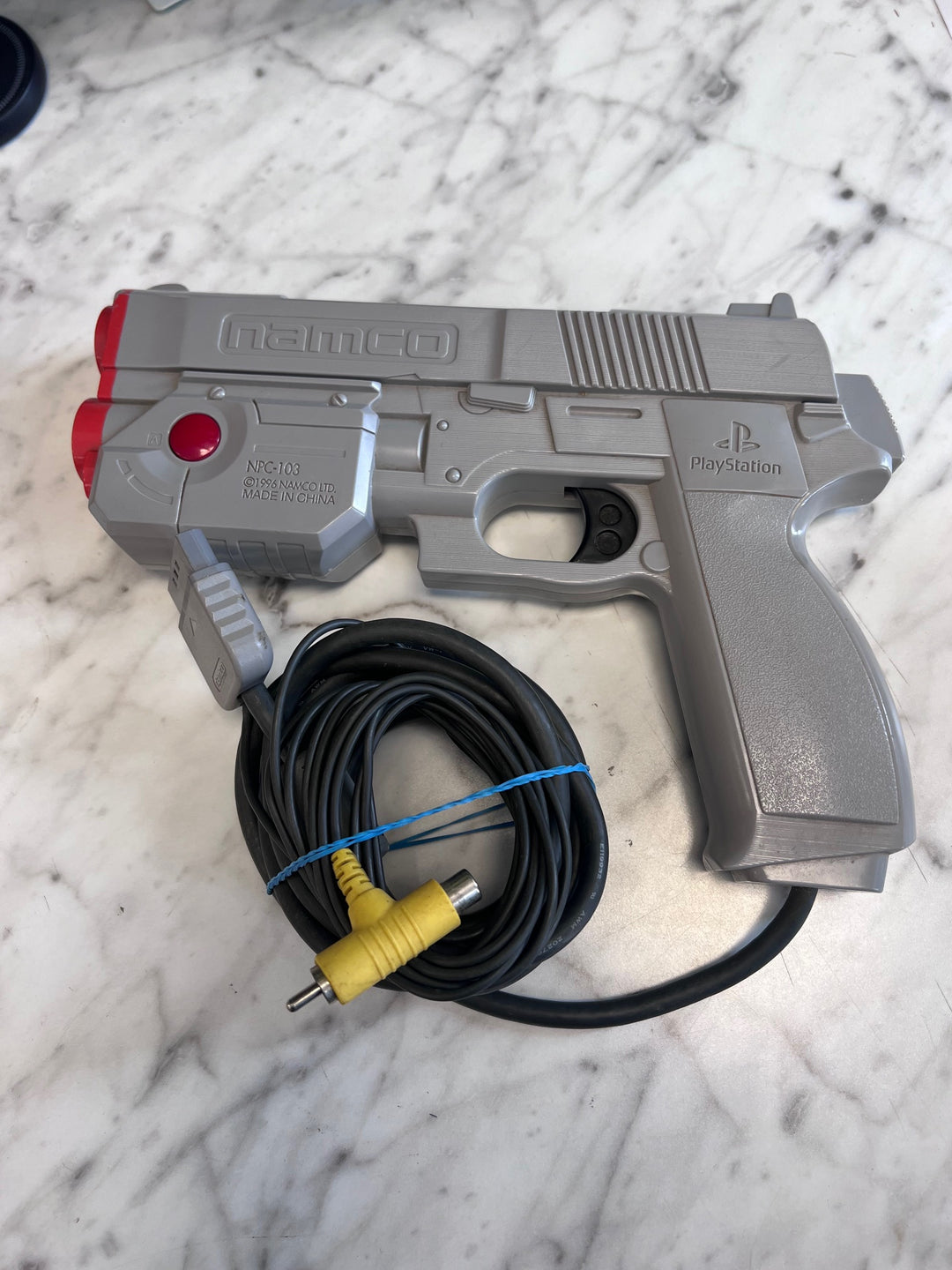 Namco GunCon Light Gun Controller NPC-103 For Sony Playstation 1 PS1 Gray  A82725