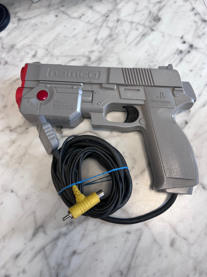 Namco GunCon Light Gun Controller NPC-103 For Sony Playstation 1 PS1 Gray  A82725
