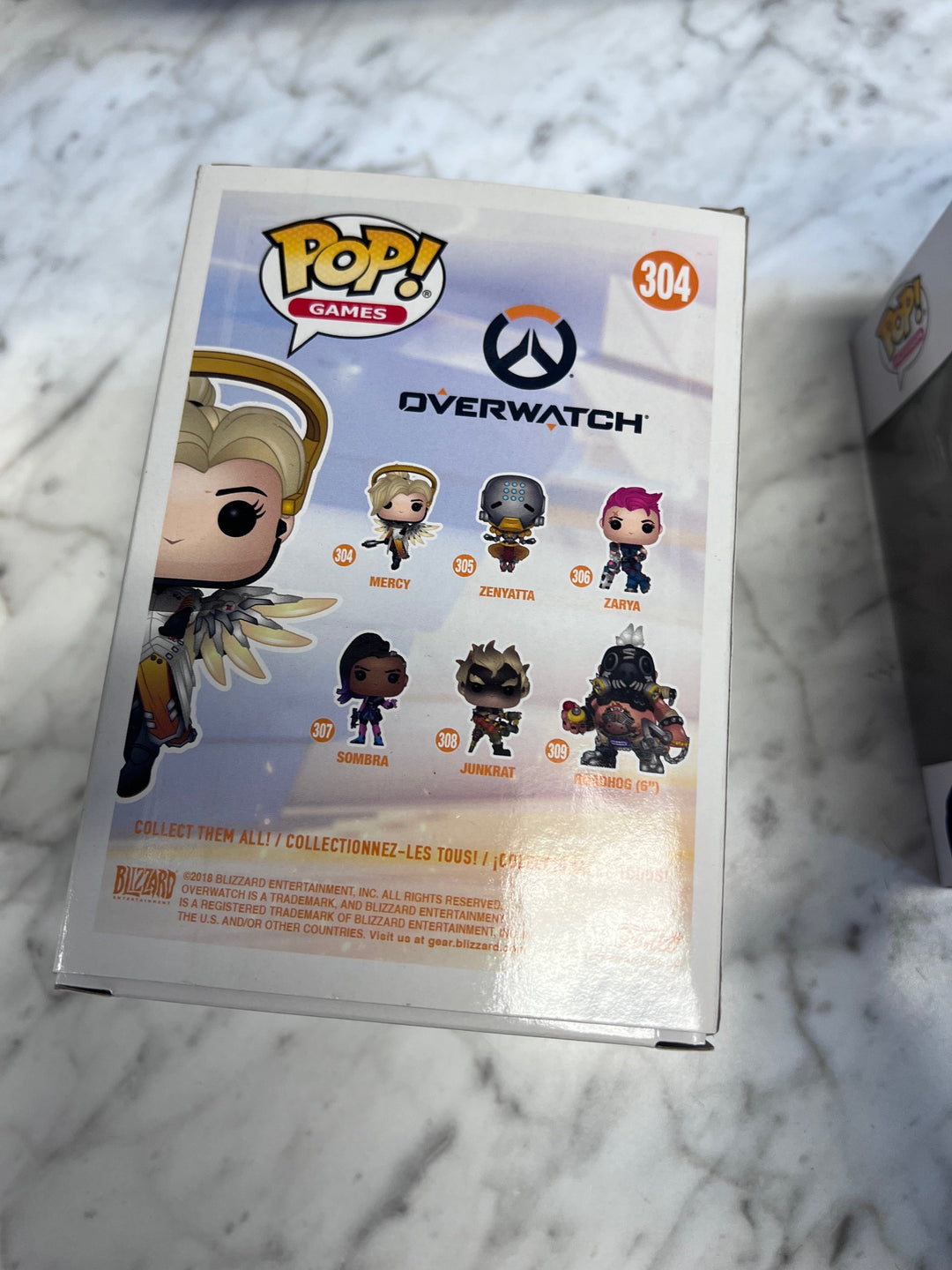 Funko Pop! Mercy #304 Overwatch Sunfaded box FP121025
