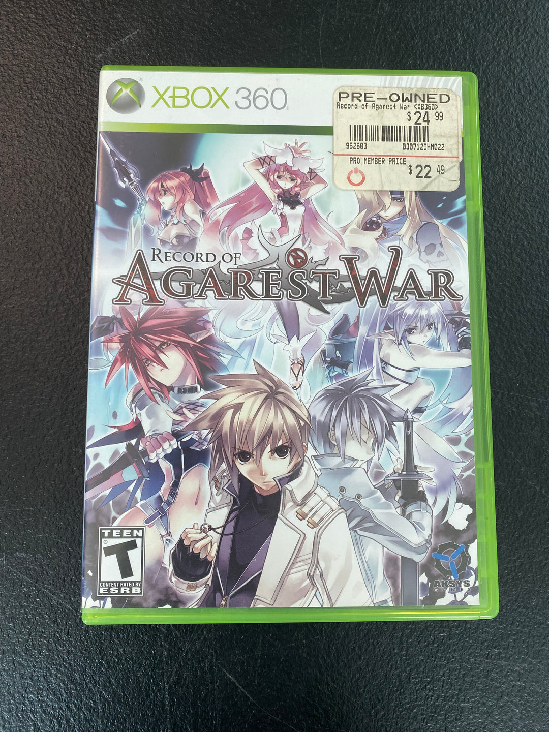 Record of Agarest War - Xbox 360