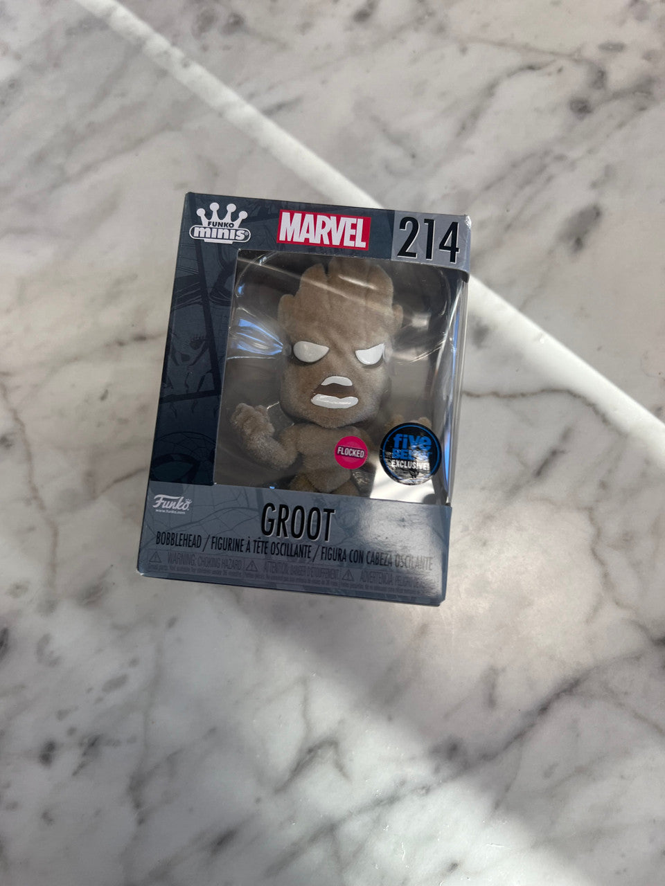 Funko Marvel Minis Flocked GROOT #214 Five Below Exclusive IN HAND!