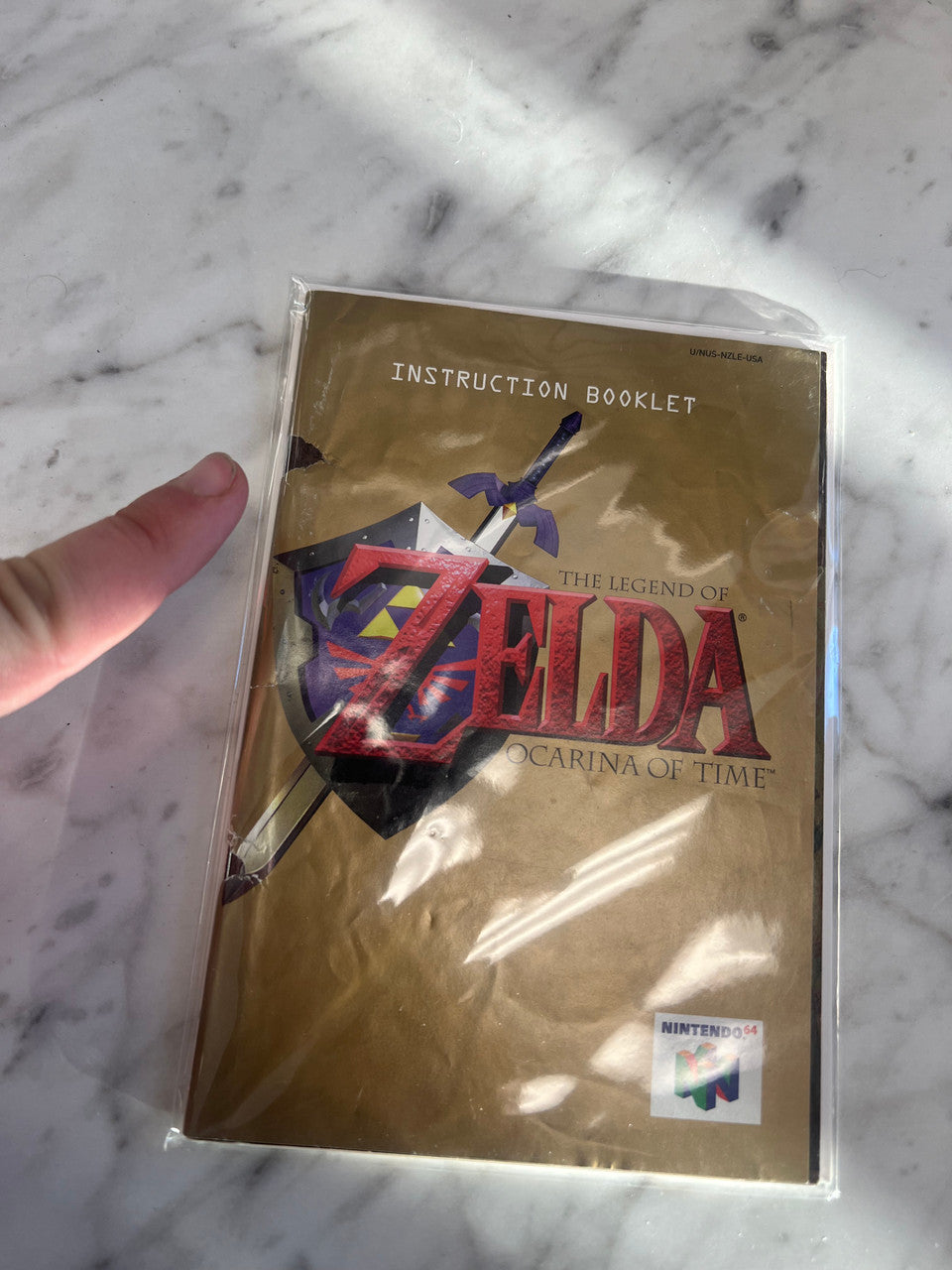 The Legend of Zelda Ocarina of Time N64 Nintendo 64 Manual ONLY