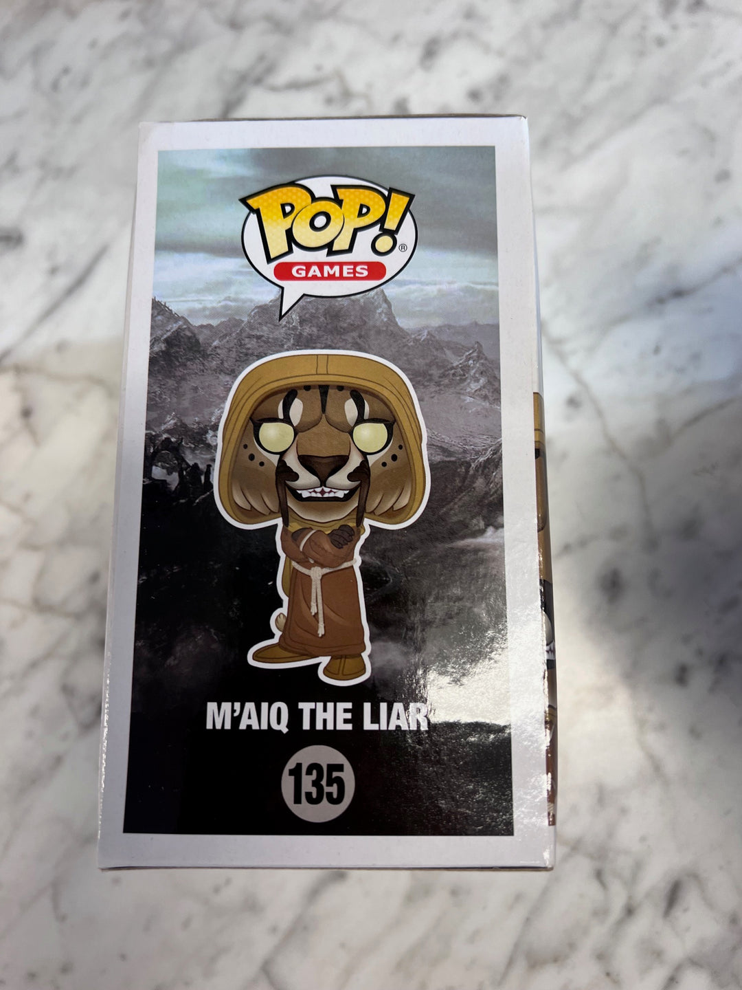 Funko Pop! Games M'Aiq The Liar #135  Elder Scrolls V Skyrim FP121025