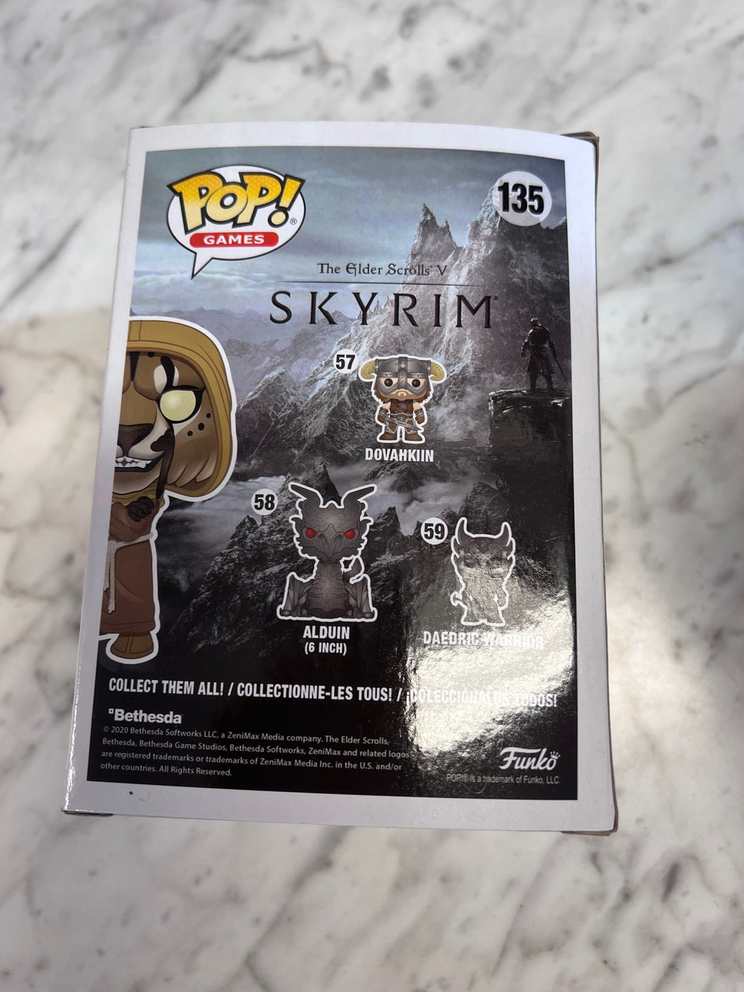 Funko Pop! Games M'Aiq The Liar #135  Elder Scrolls V Skyrim FP121025