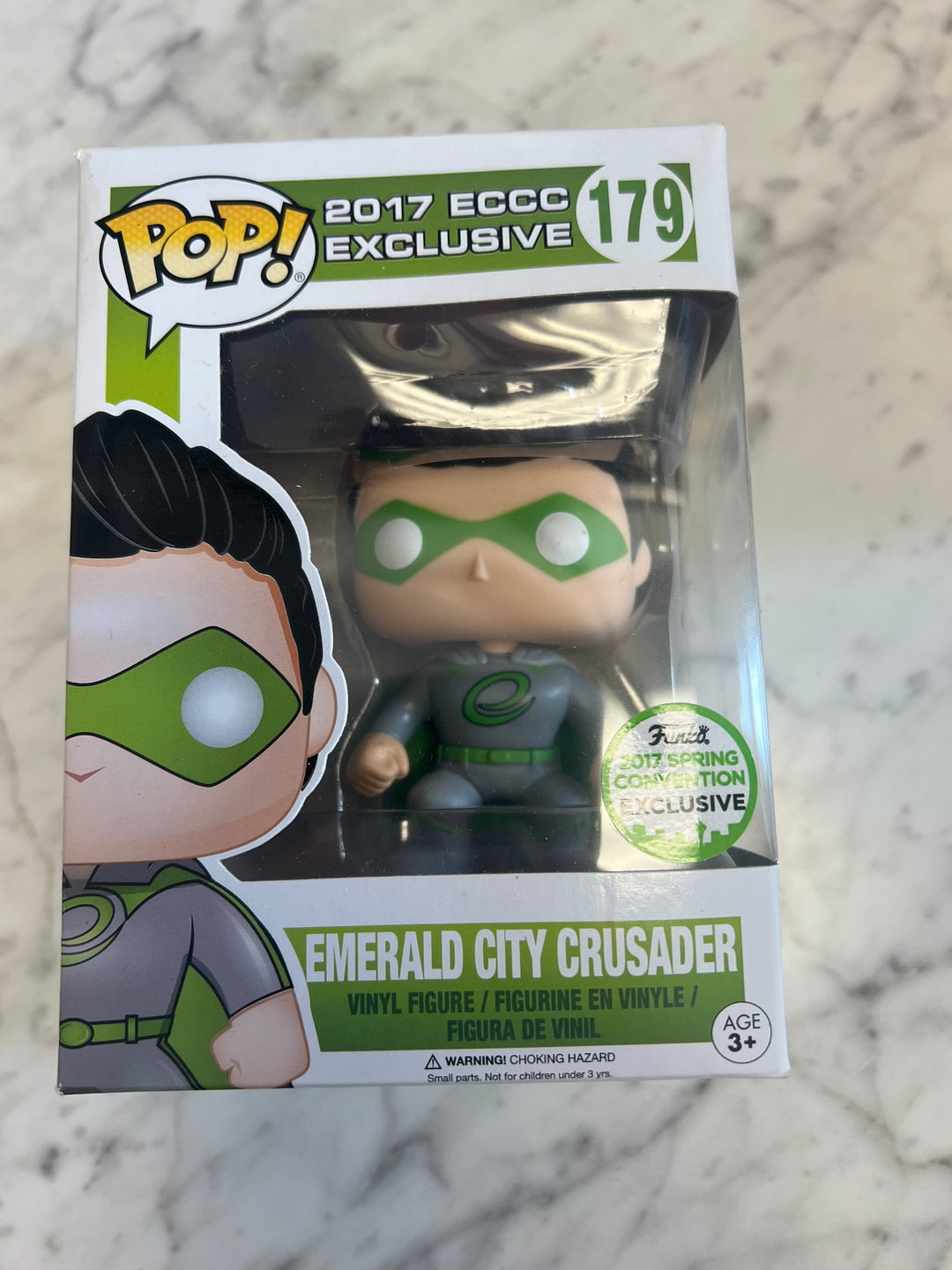 Funko POP! Heroes Emerald City Crusader #179 ECCC Exclusive FN81324