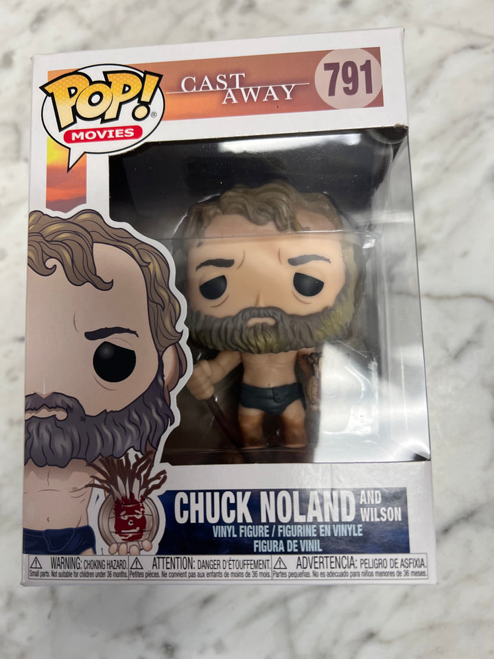 Funko Pop Cast Away Chuck Noland And Wilson 791 Movies Vinyl   FP111124