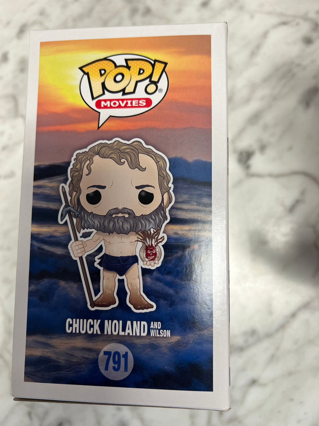 Funko Pop Cast Away Chuck Noland And Wilson 791 Movies Vinyl   FP111124